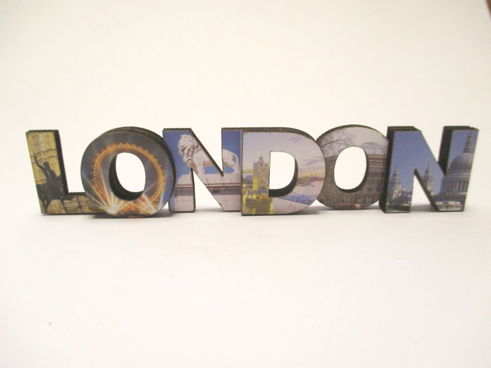 London Holz 2D Magnet Tower Bridge Souvenir Great Britain,Neu 