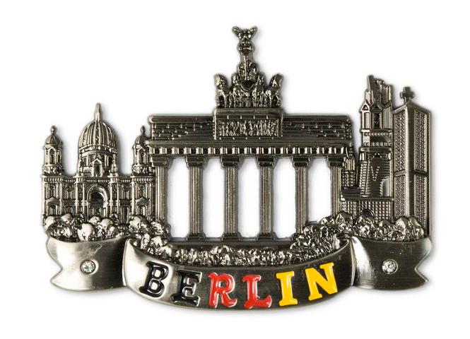 Berlin Metall Magnet Dom Tor Gedächtnis Kirche Reise Souvenir Germany