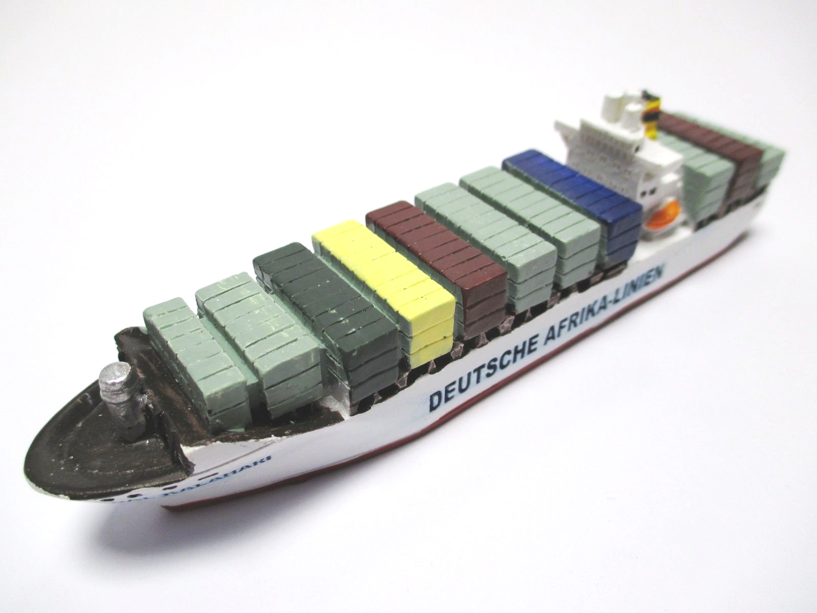 Schiff Modell Containerschiff Emma Maersk Line,11,5 cm Poly NEU 