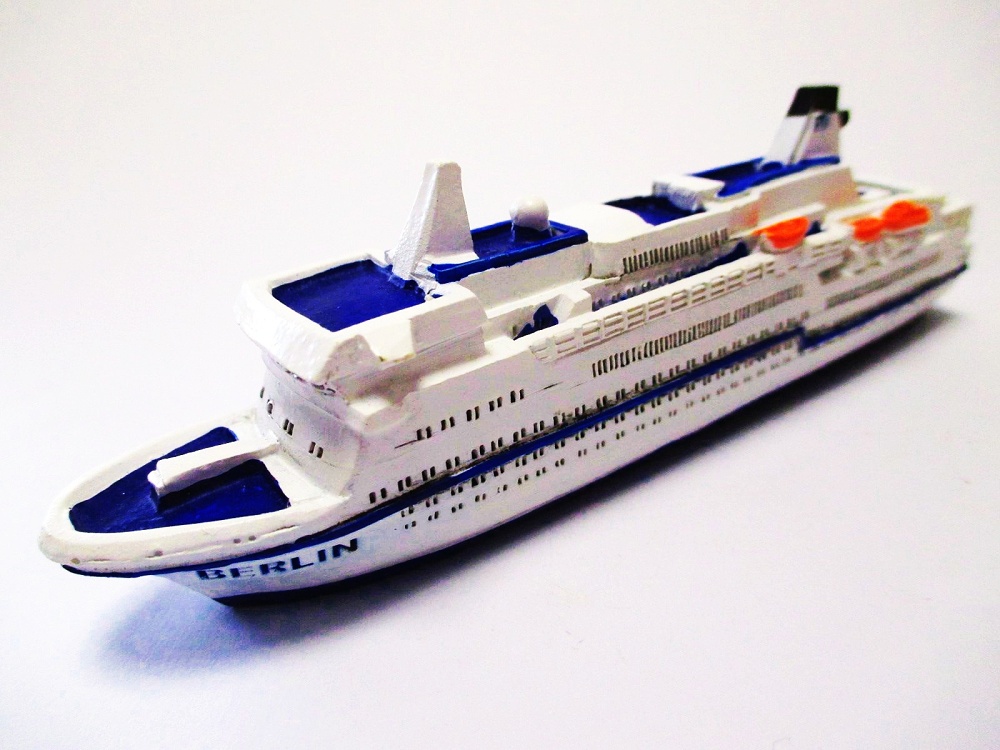 12 cm Schiffsmodell MS Hamburg Miniatur Boot Schiff ca 