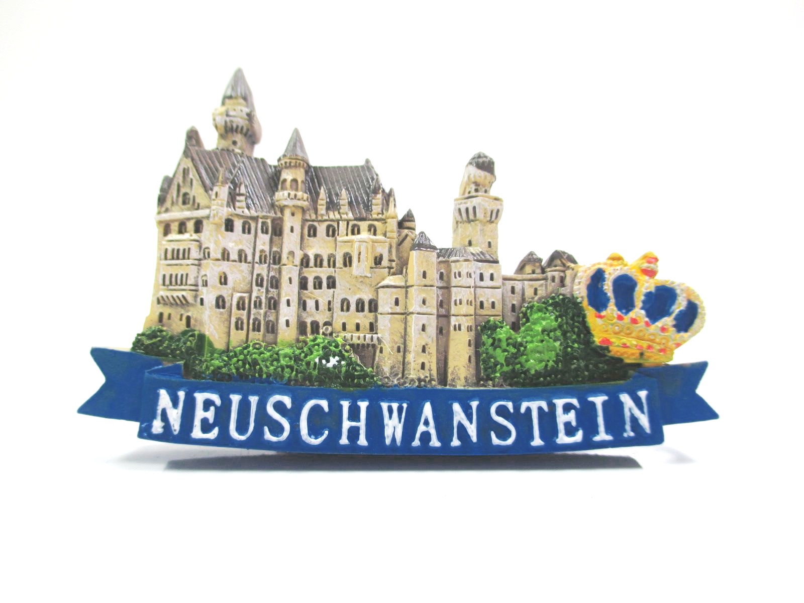 Neuschwanstein Magnet Schloss Castle Poly Souvenir Germany Deutschland . 