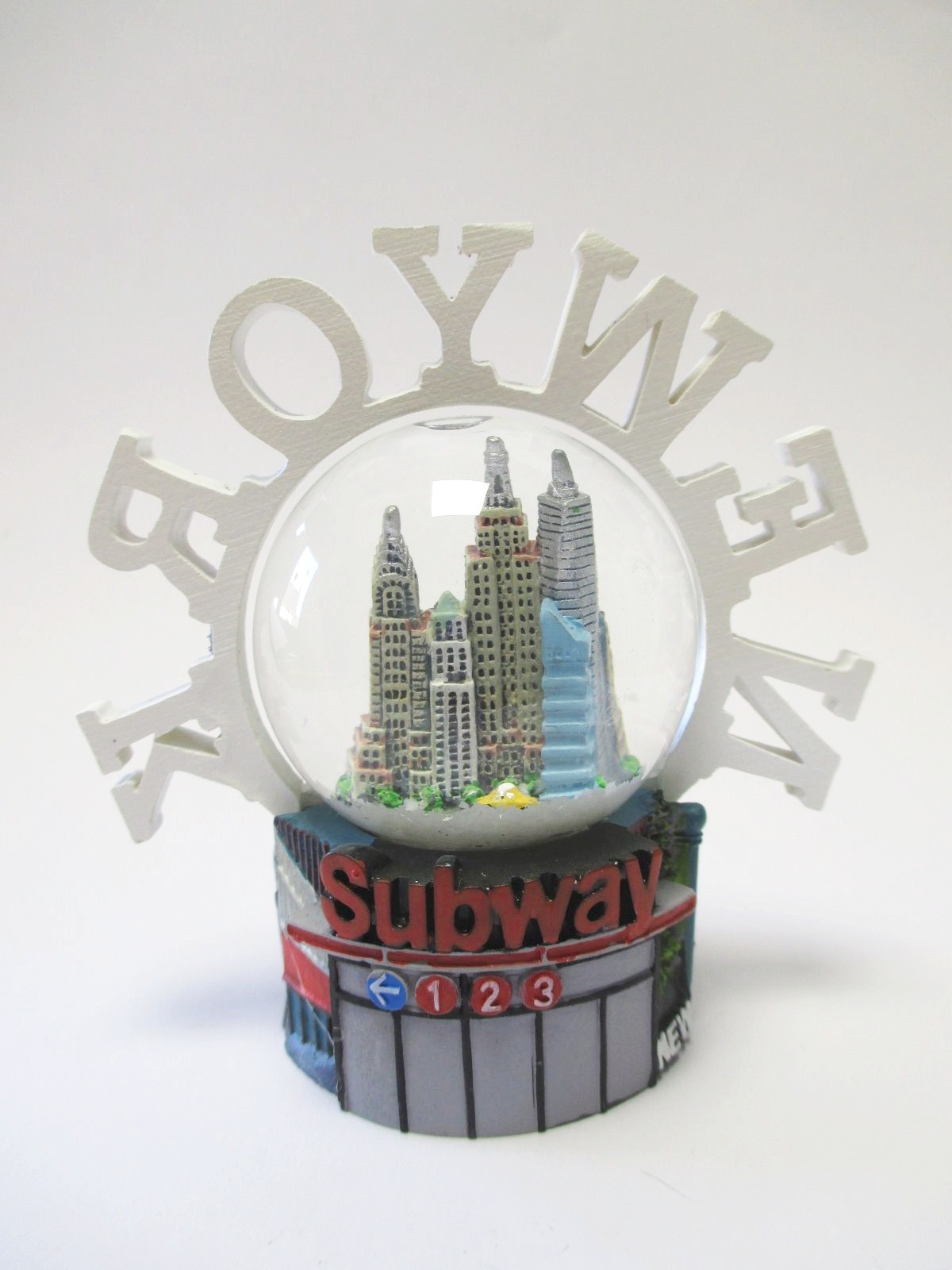 New York Schneekugel mit Corona,Subway,World Trade Center,Freedom Tower