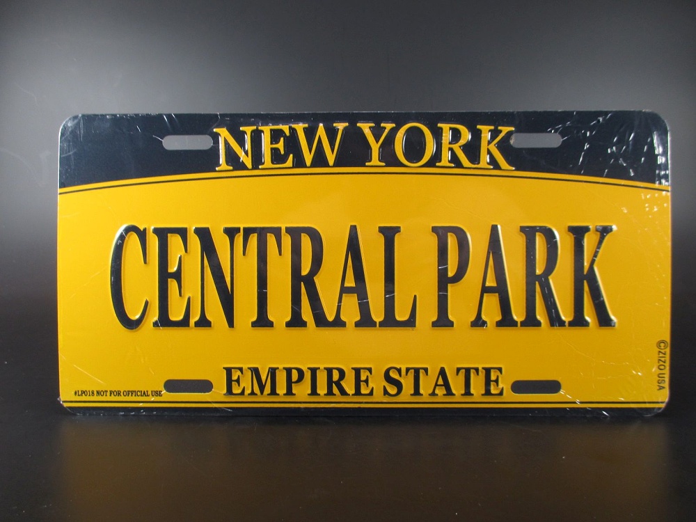NEW YORK Plate Metall Schild Metal 30 cm,Souvenir USA,I LOVE NY