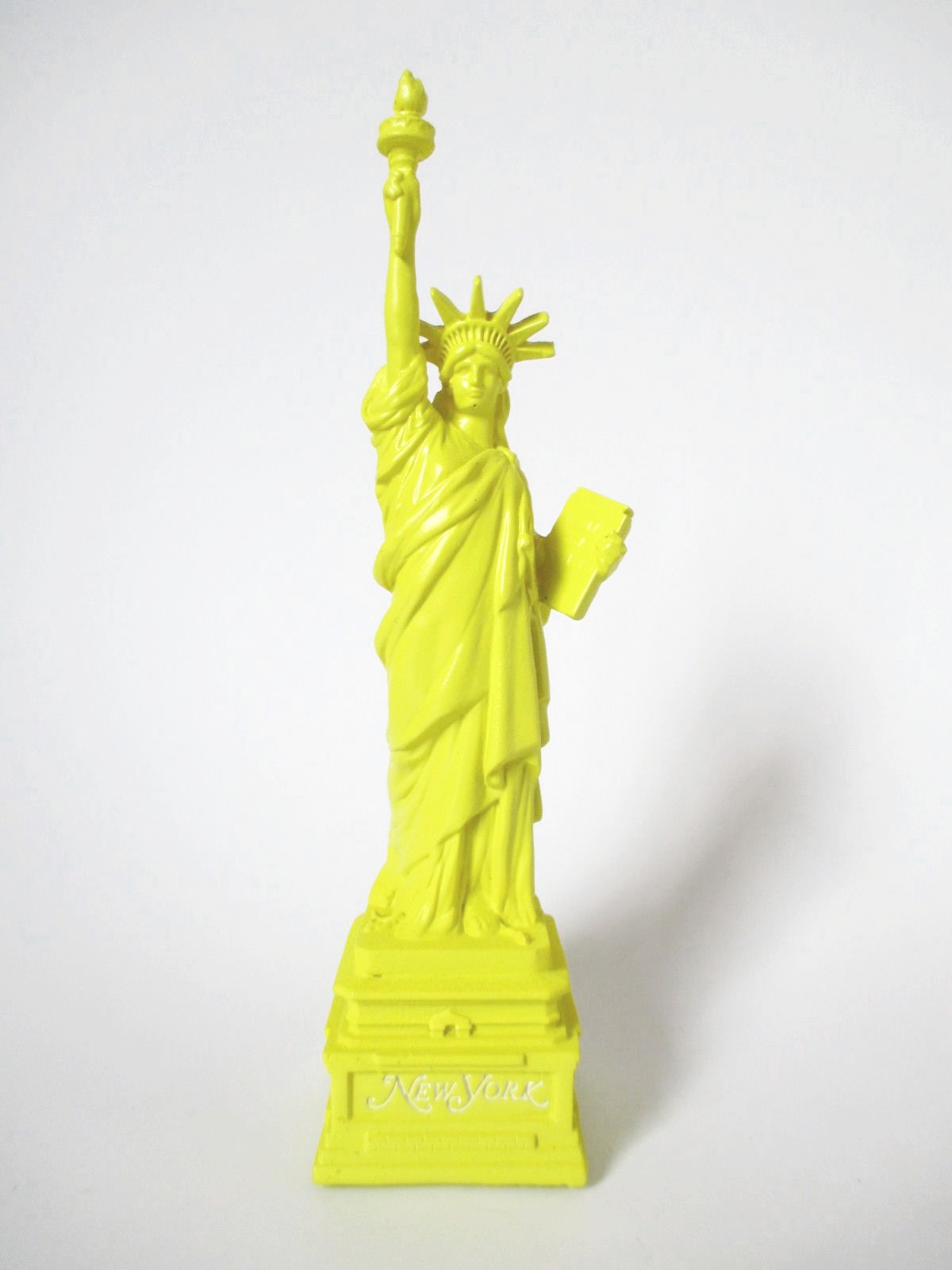 New York City Magnet Freiheitsstatue Liberty Holz Base,Souvenir USA,Neu 
