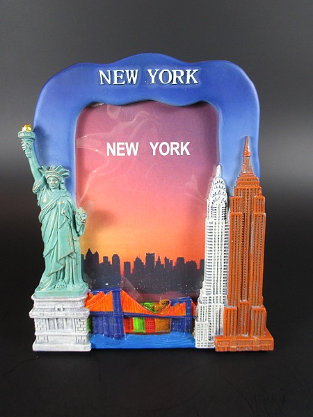 New York Bilderrahmen Freiheitsstatue,WTC Freedom Tower,Empire,Chrysler,26 cm