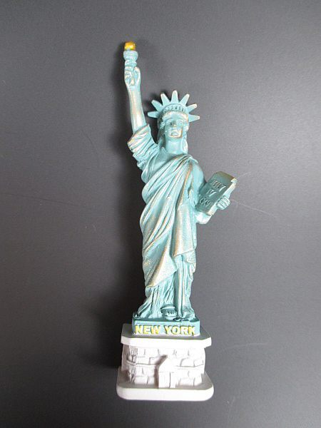 New York Freiheitsstatue Magnet Souvenir USA Adler Flagge 
