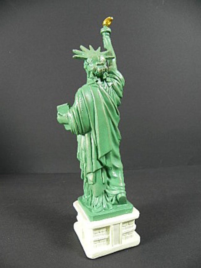 New York Freiheitsstatue Liberty Metall Modell 18 cm Souvenir Reise Amerika USA 
